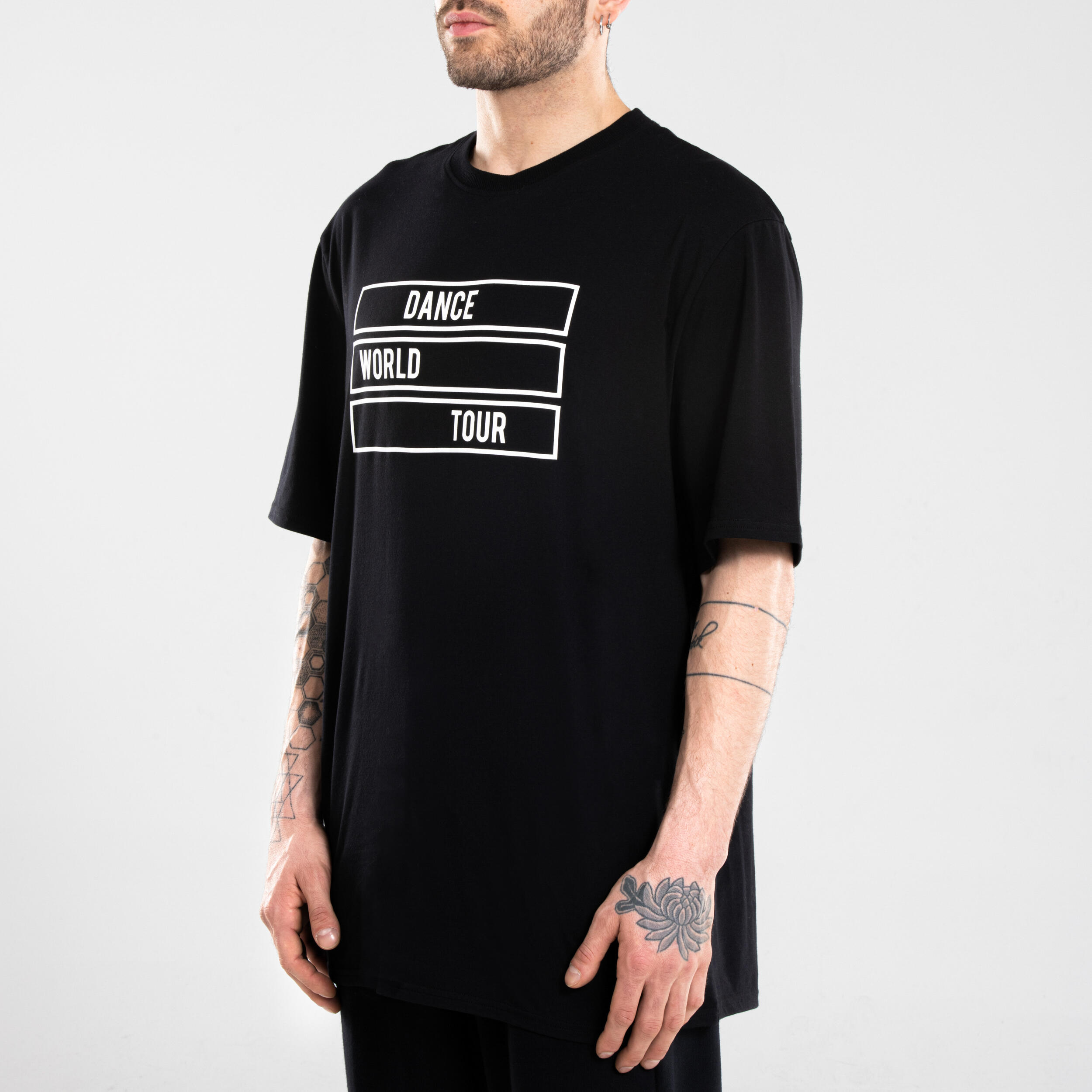 Men's Urban Dance T-Shirt - Black Print 2/8