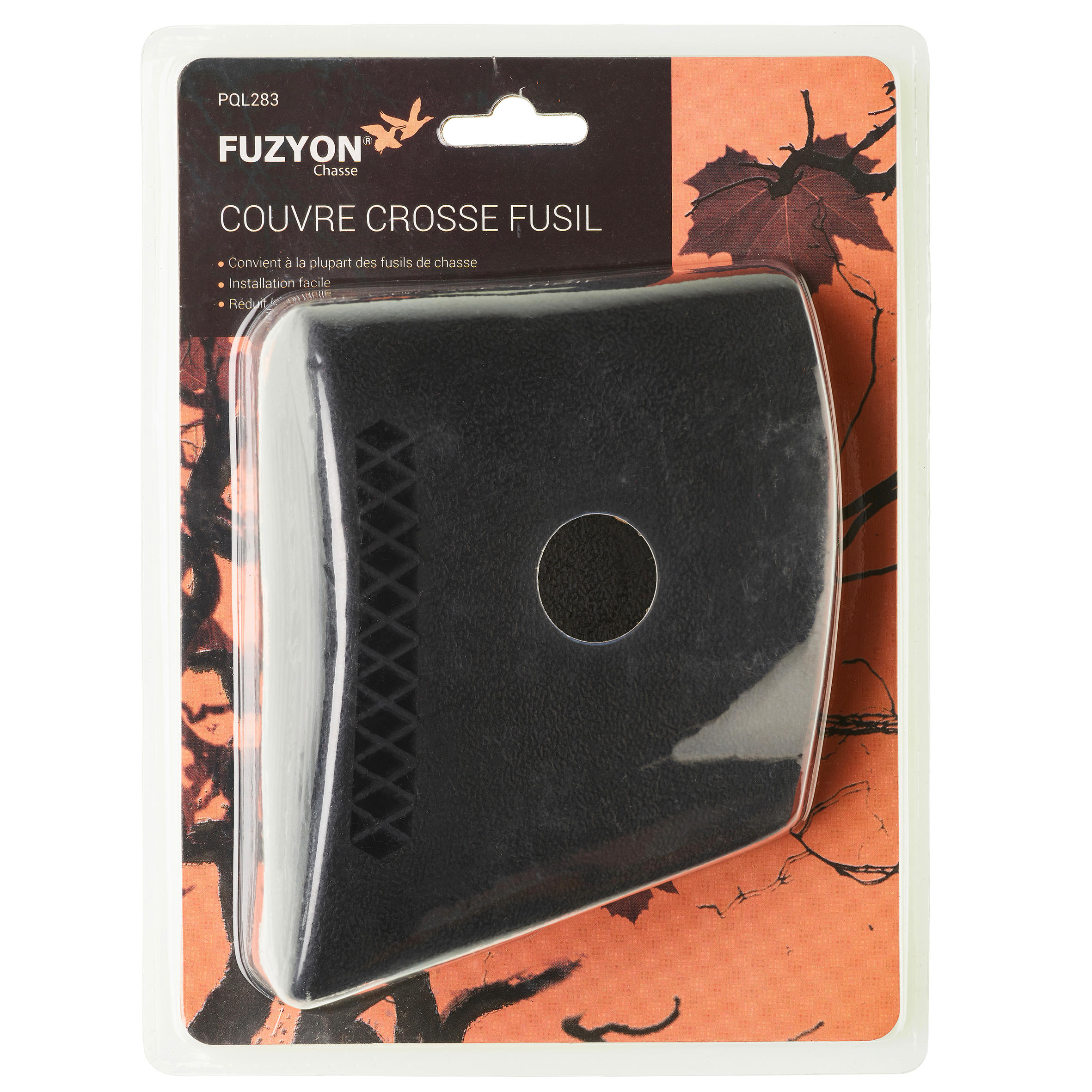Couvre crosse fusil noir fuzyon 2/2