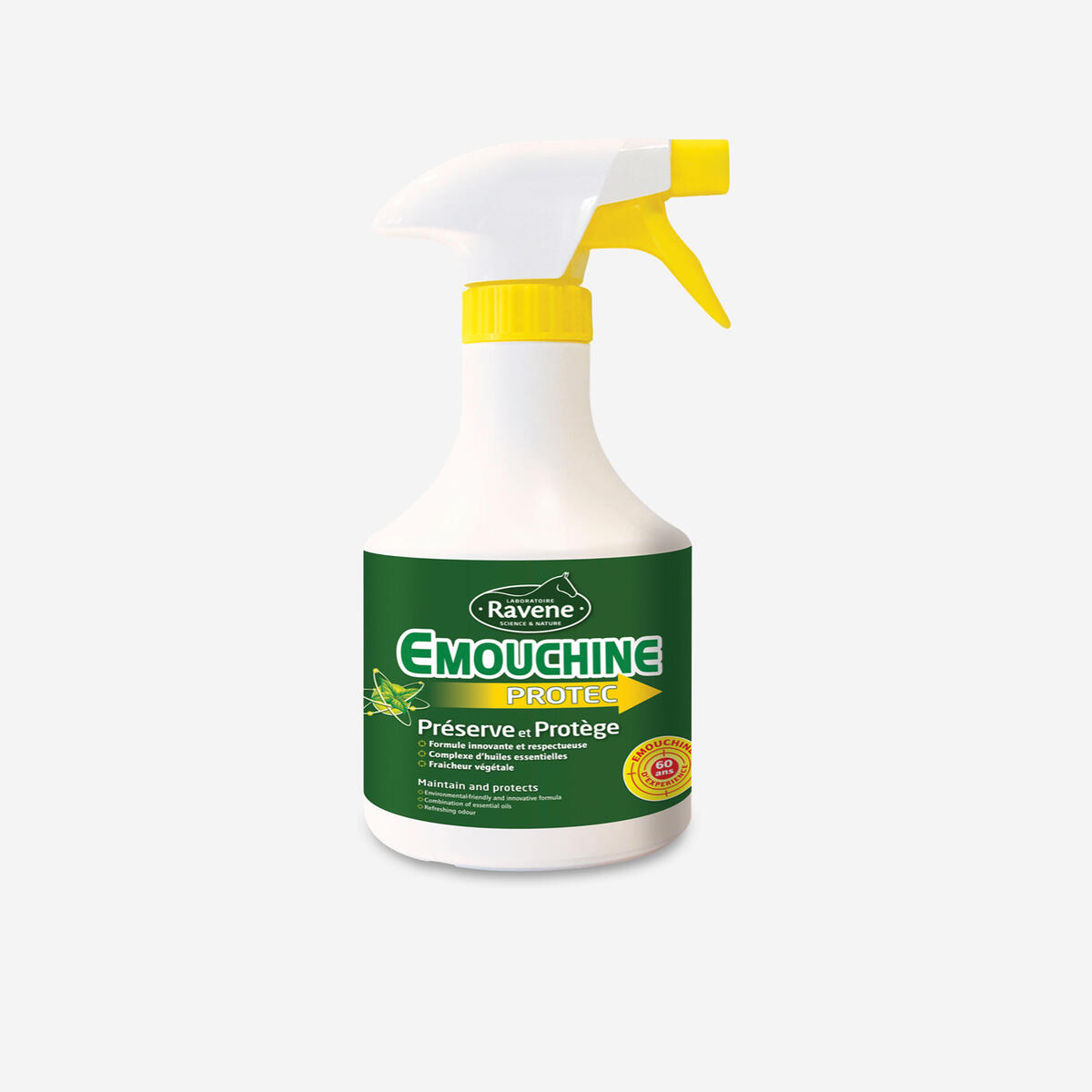 Désodorisant équitation Cheval et Poney - Emouchine protec 500 ml