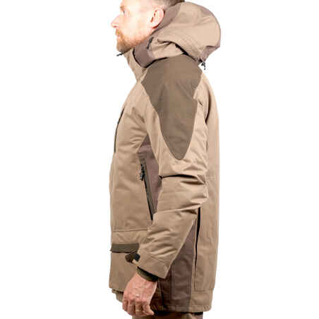 WARM SILENT WATERPROOF JACKET 520 - BROWN