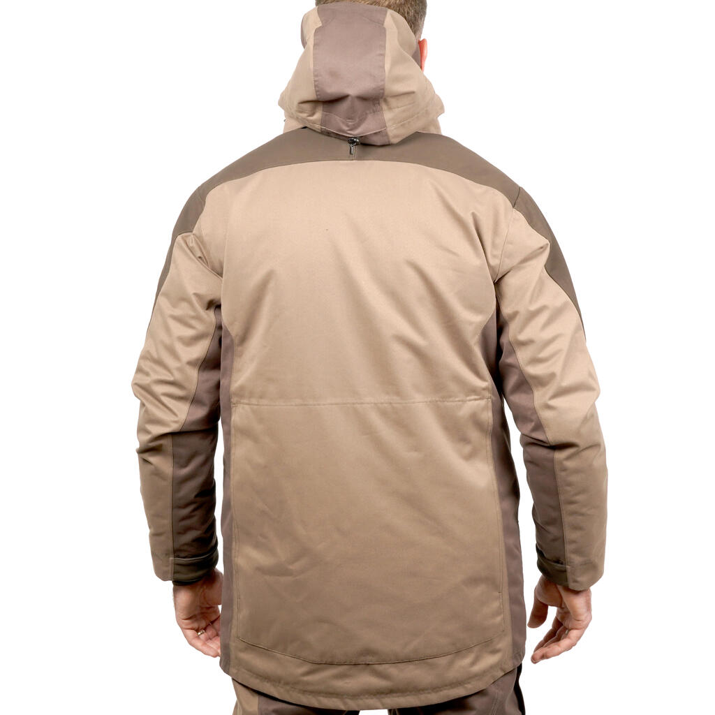 WARM SILENT WATERPROOF JACKET 520 - BROWN