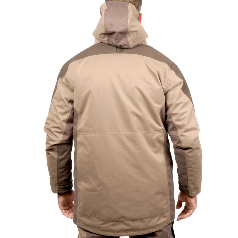 Jagdjacke Regenjacke 520 geräuscharm warm braun 