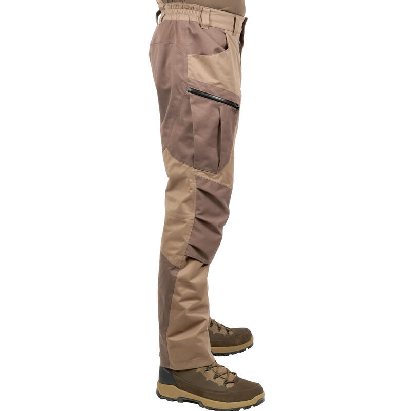 Pantaloni caccia 520 impermeabili marroni