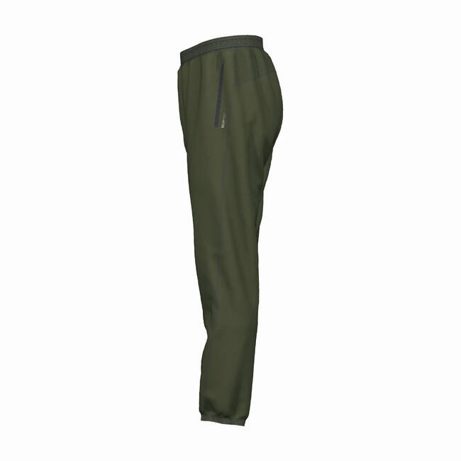 Buy Men Recycled Polyester Slim-Fit Gym Trousers - Khaki Online