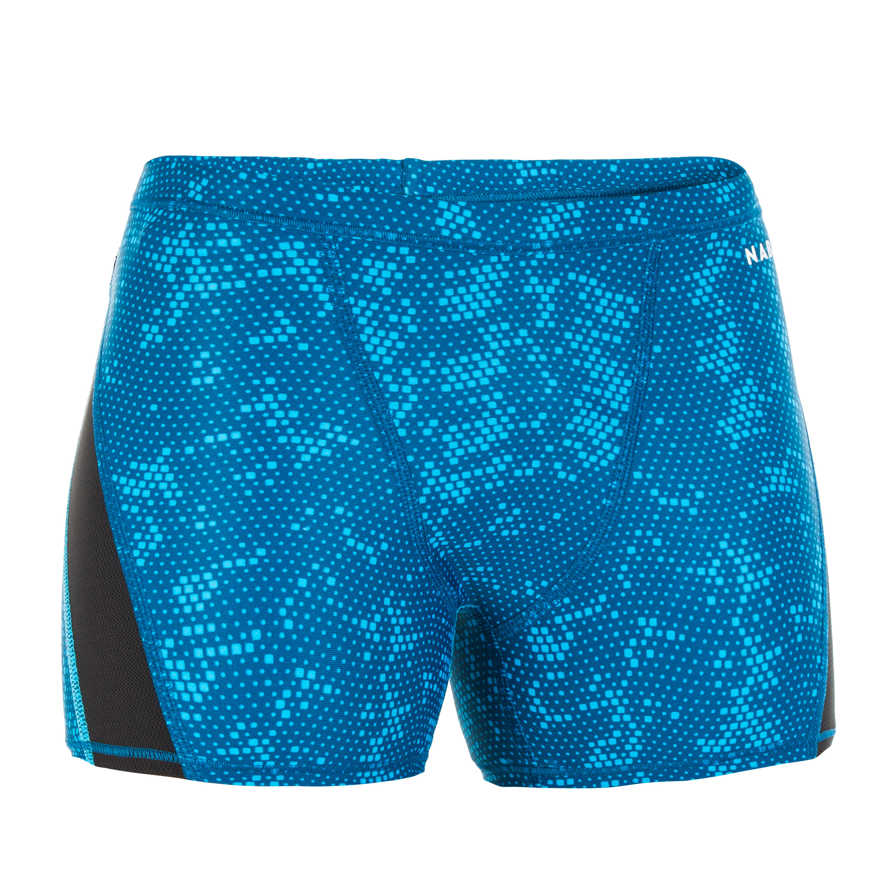 BOY'S STAB SWIMMING BOXER SHORTS - ALL JON BLUE BLACK 6/7