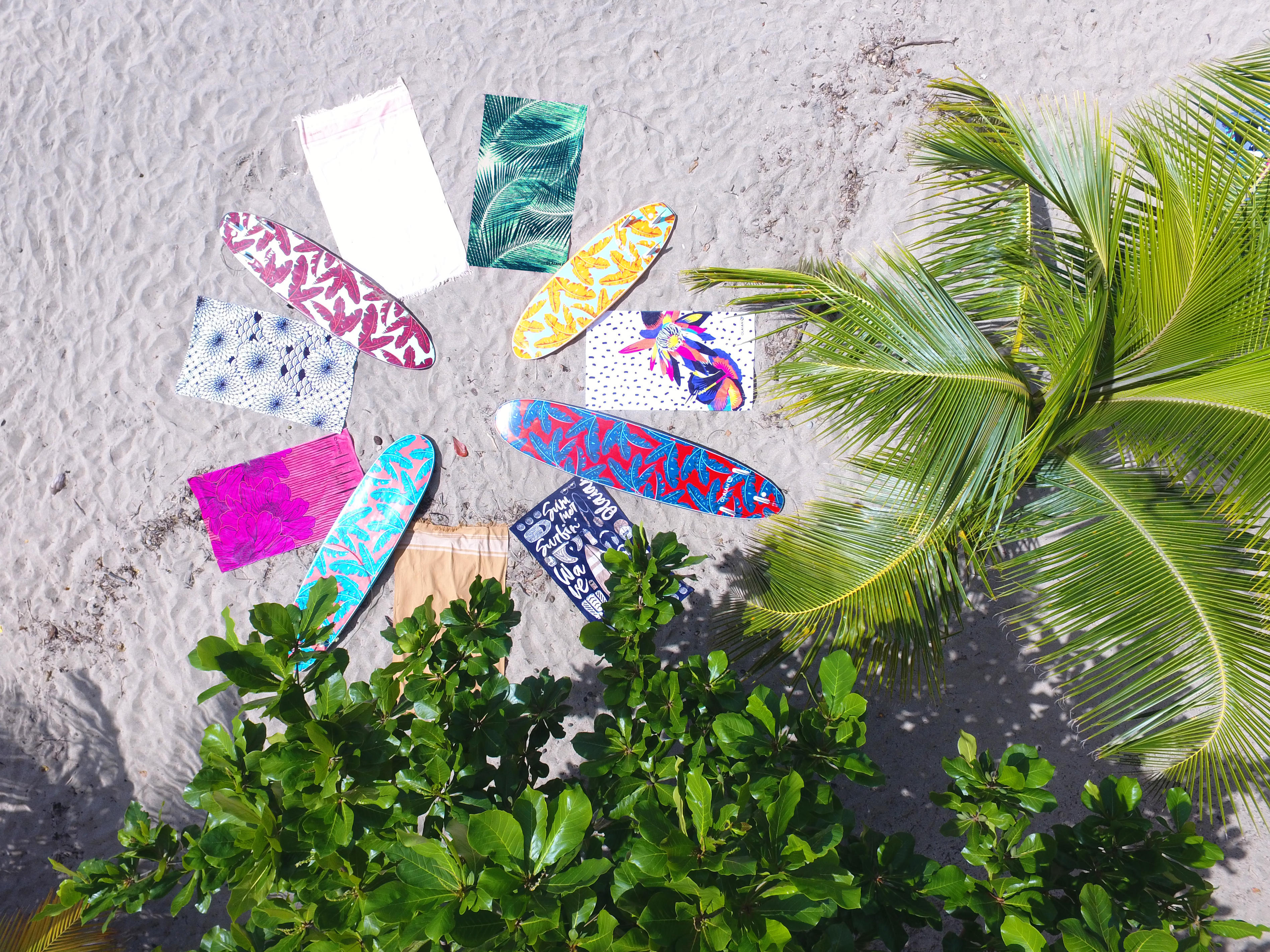 Towel L 145 x 85 cm Print Bondi