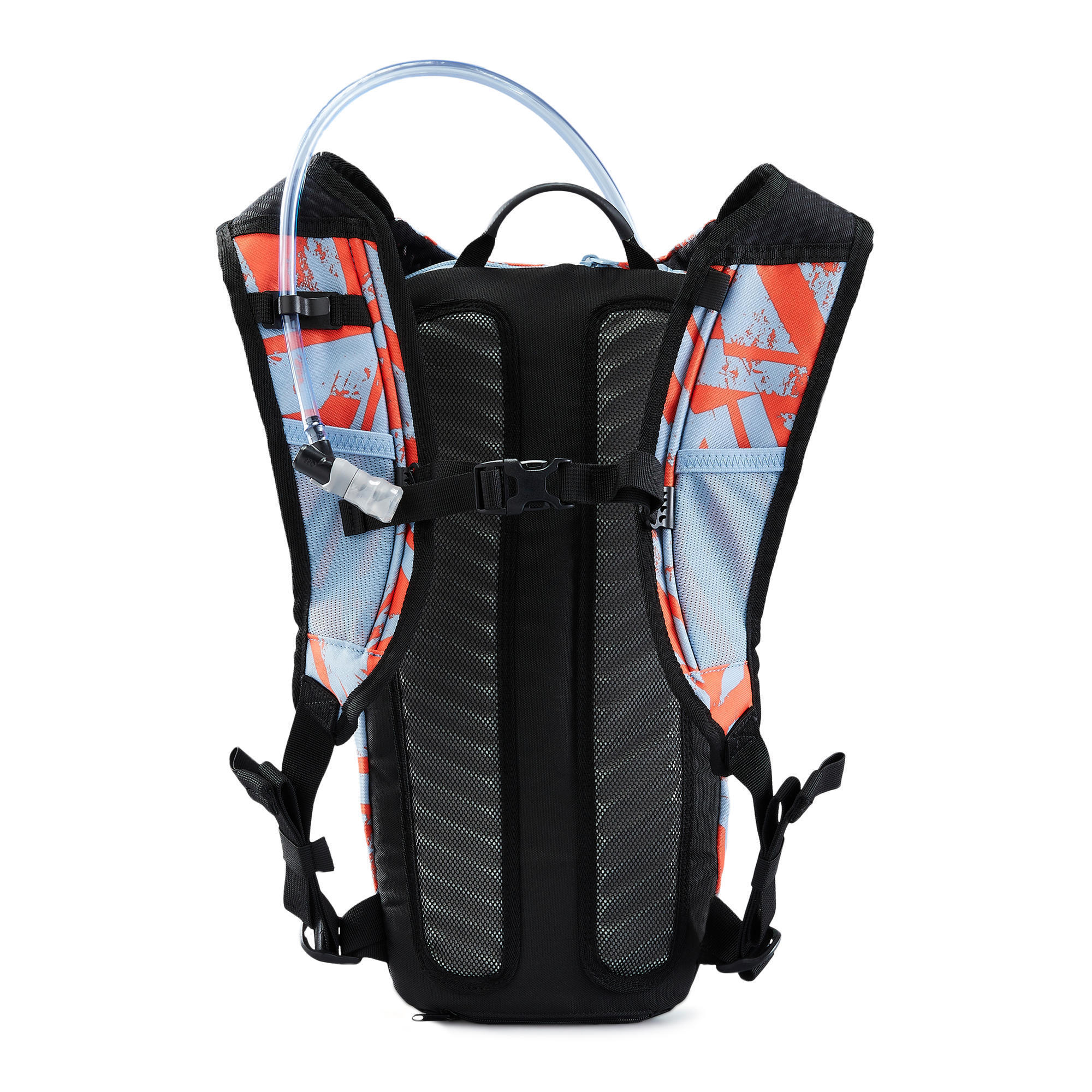 red hydration pack