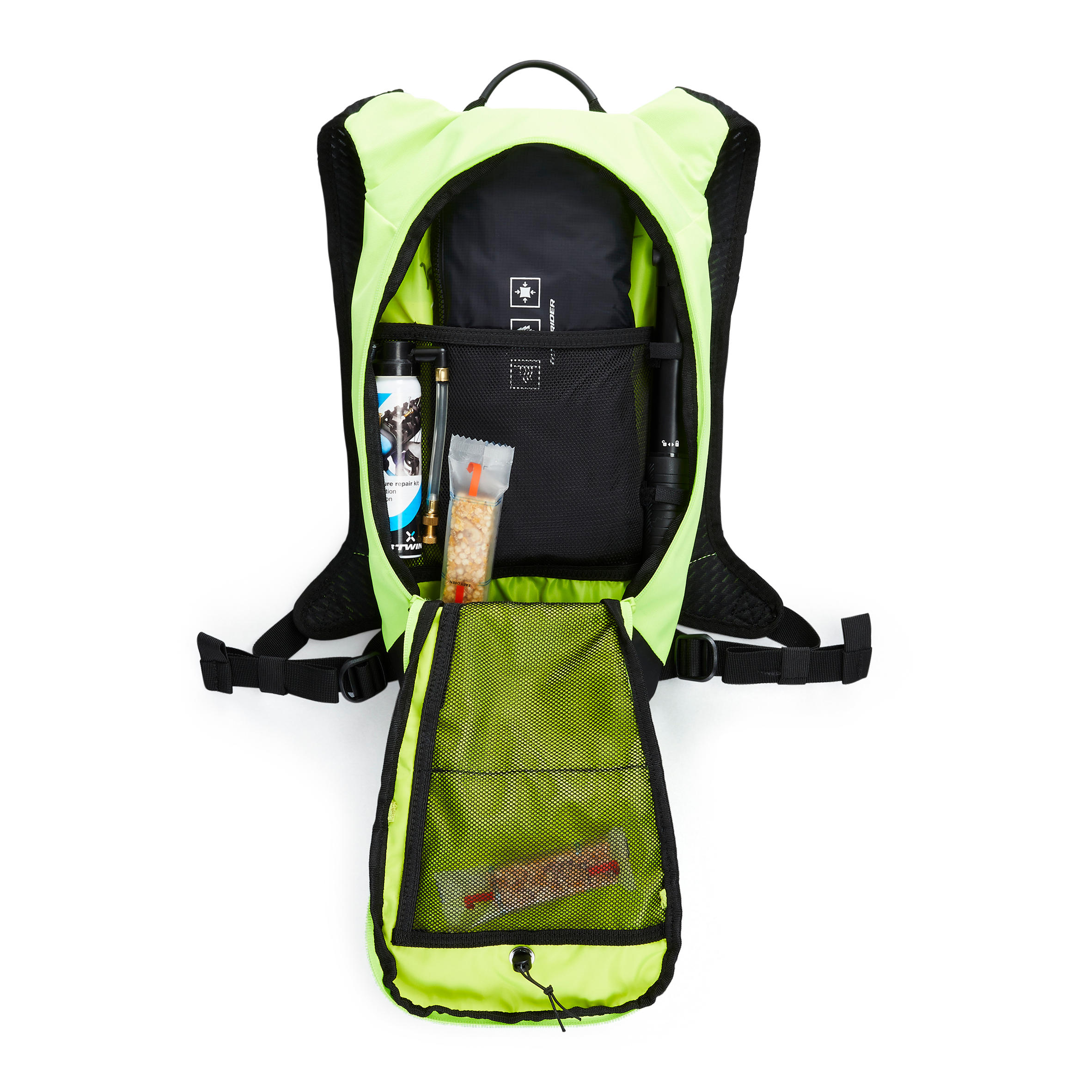 SAC A EAU VTT ST 520 JAUNE 6L 2L eau Decathlon