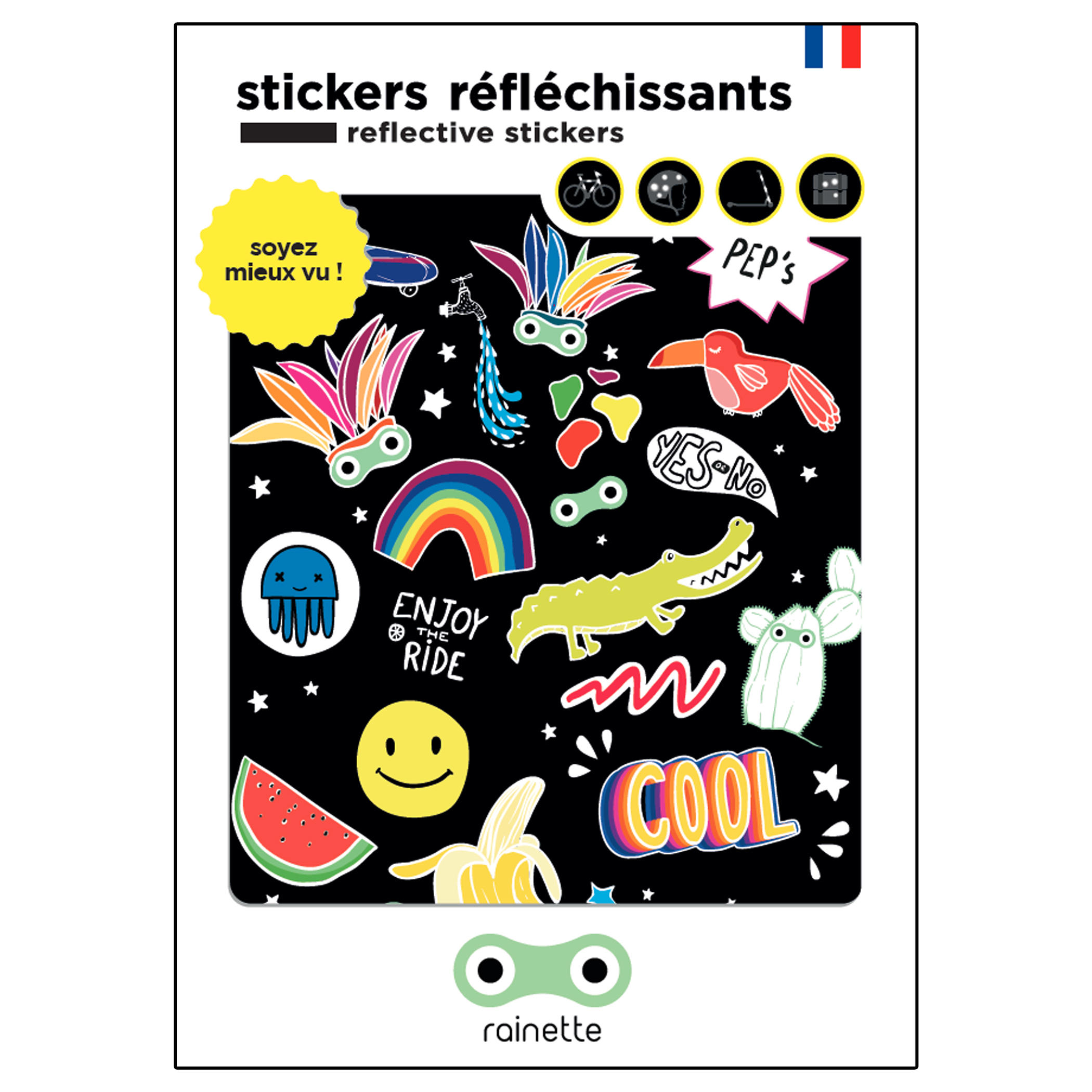 Stickere reflectorizante