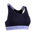 Women's High Support Adjustable Sports Bra with Cups - Sage Grey