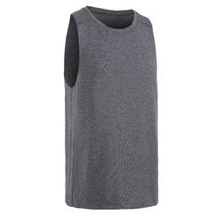 Men's Breathable Crew Neck Essential Collection Fitness Tank Top - Grey