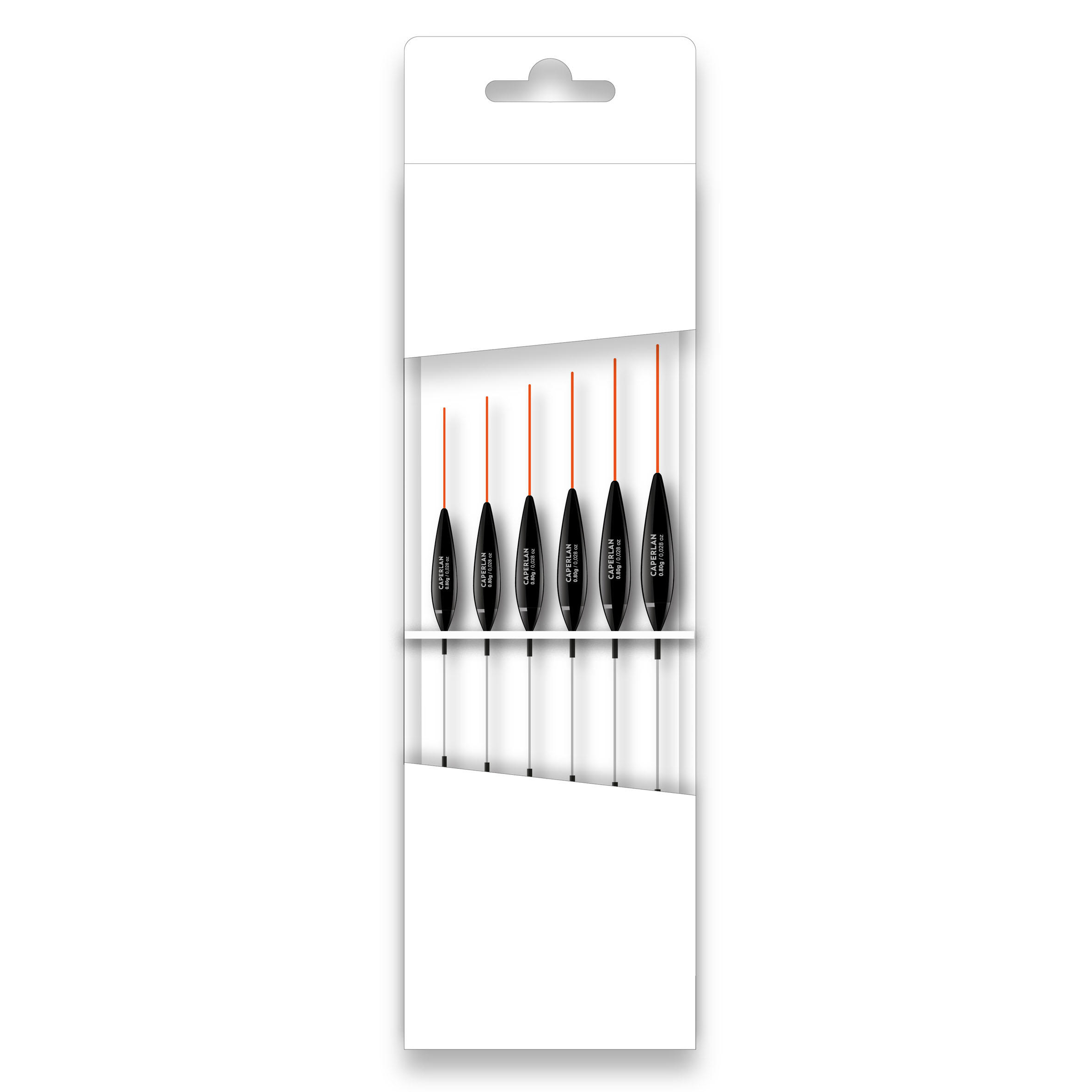 Dobbers voor witvissen in vijver PF-F900 L oranje antenne reeks van 6 7/7