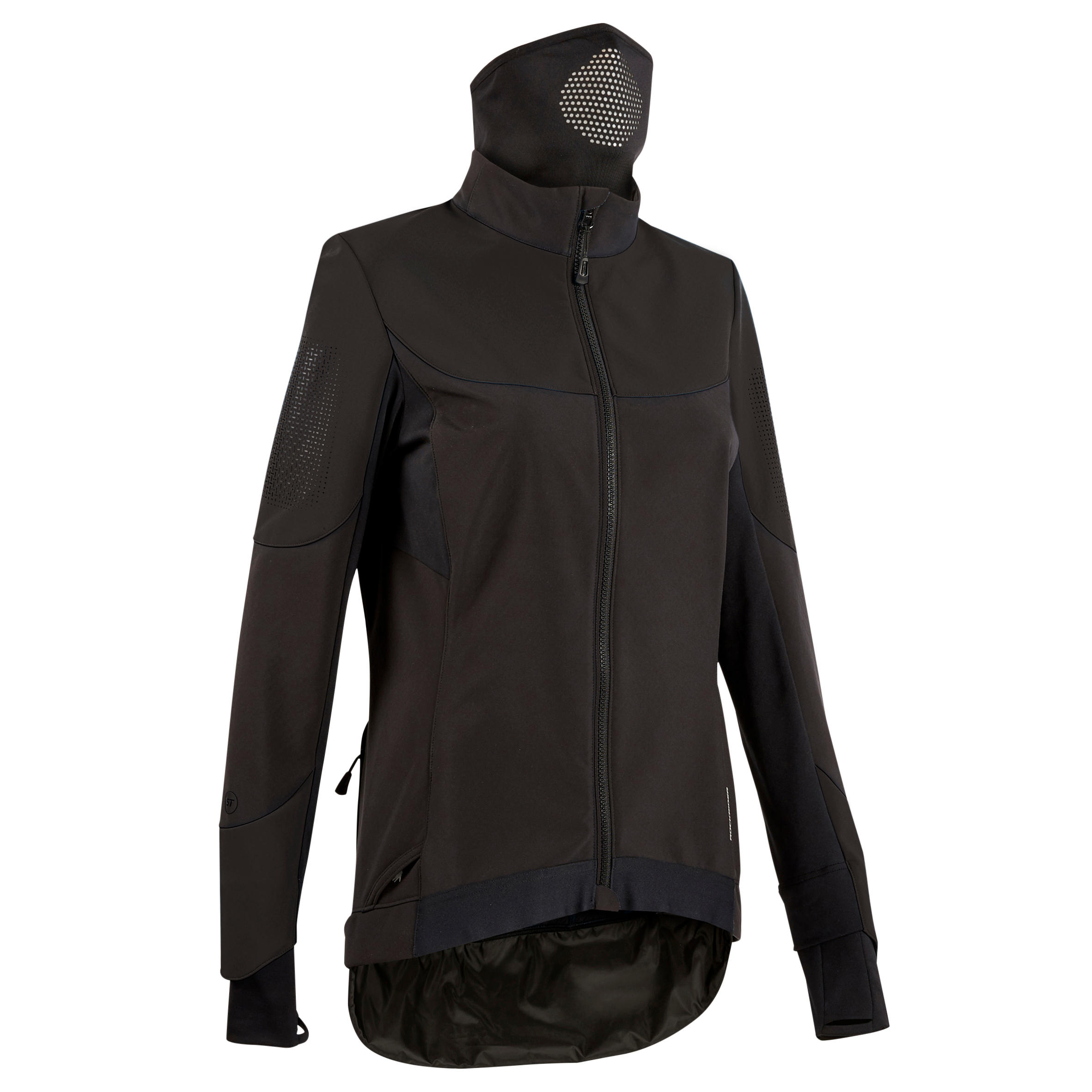 Gebraucht - Fahrradjacke MTB Damen schwarz 6/12
