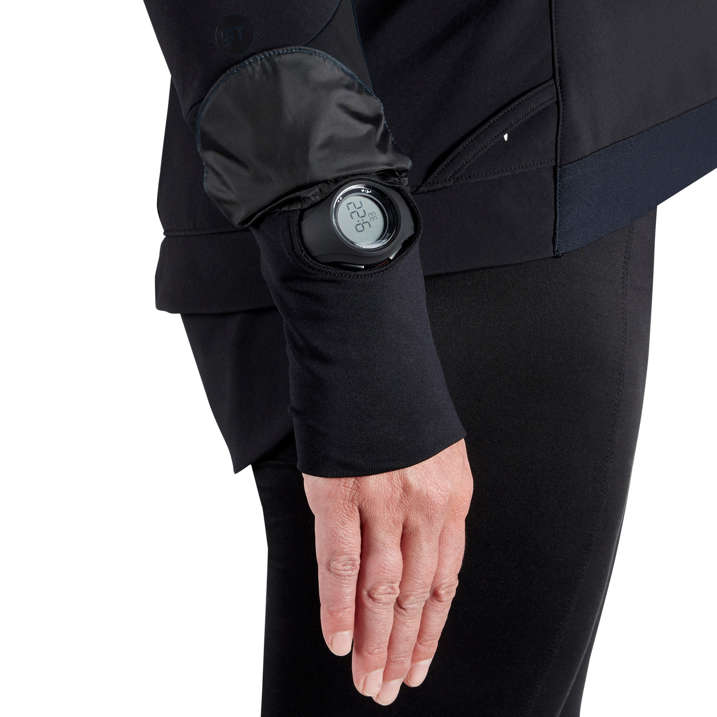 Gebraucht - Fahrradjacke MTB Damen schwarz 7/12