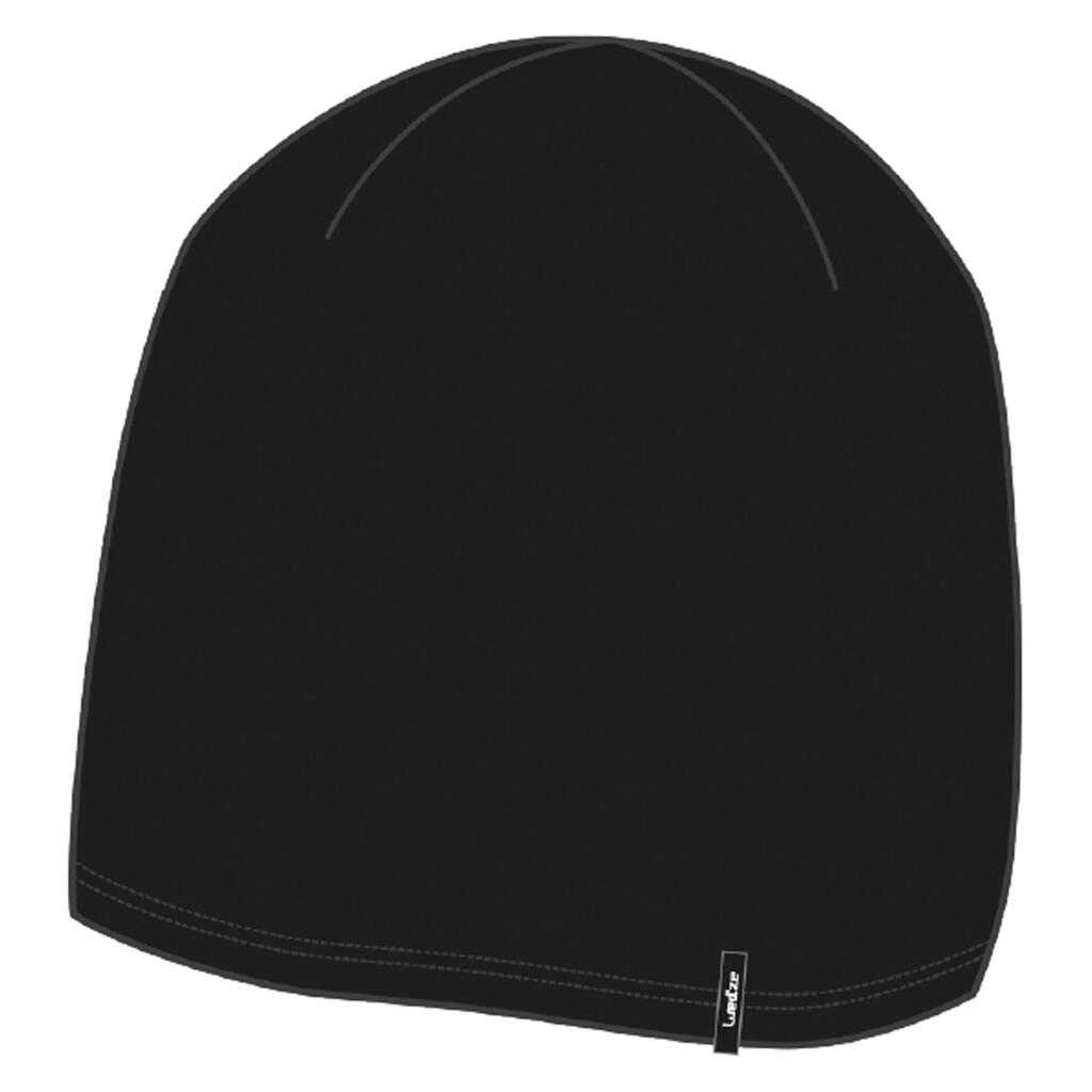 Gorro polar térmico de esquí para Niños Wedze Firstheat negro