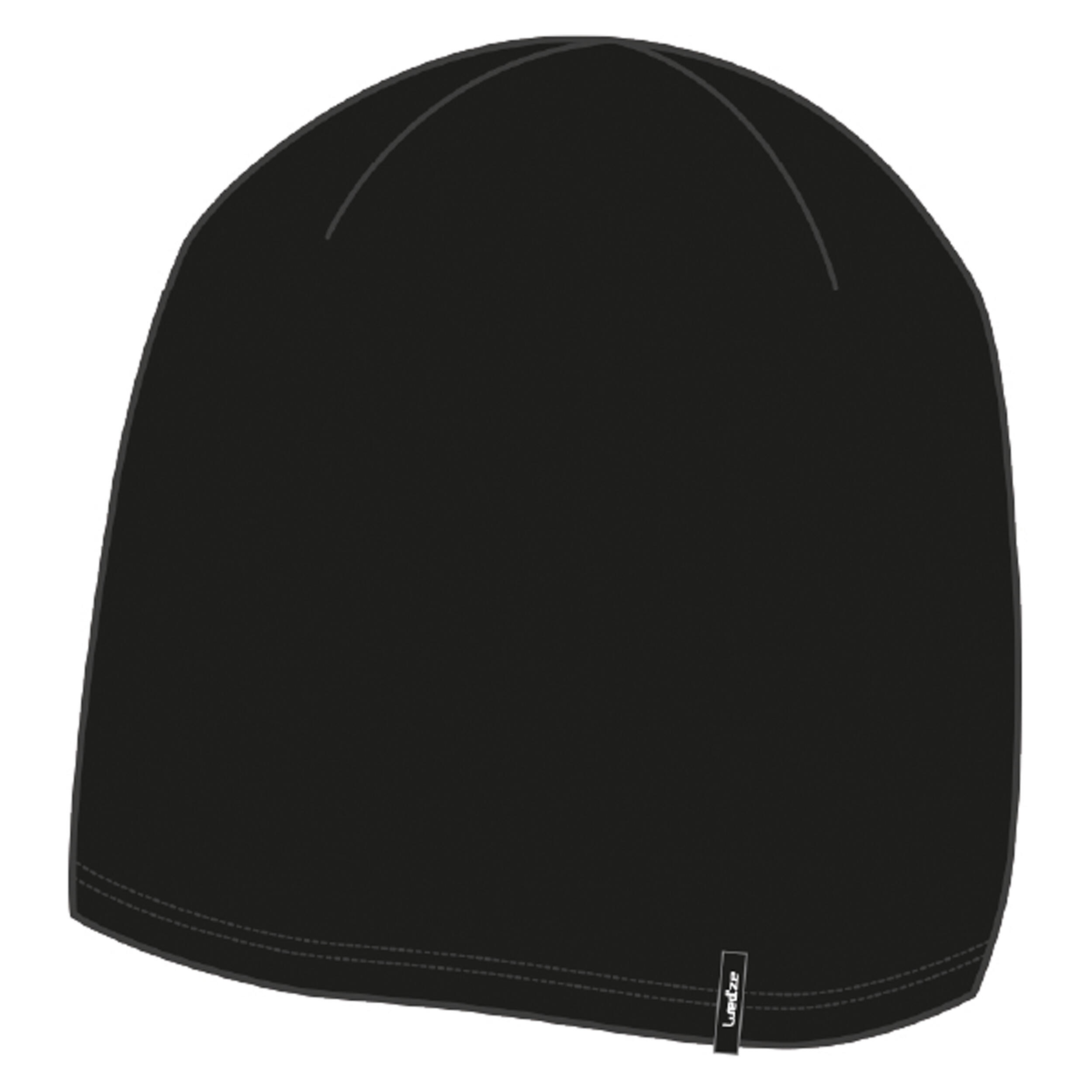 Kids’ Ski Fleece Hat - Firstheat Black - WEDZE