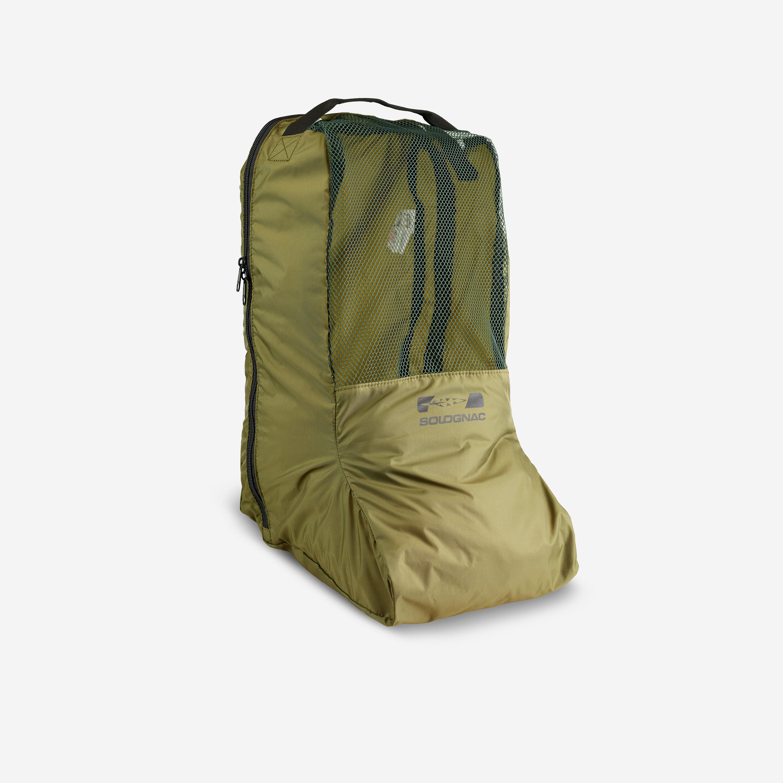 Quick Drying Welly Boot Bag Green SOLOGNAC Decathlon