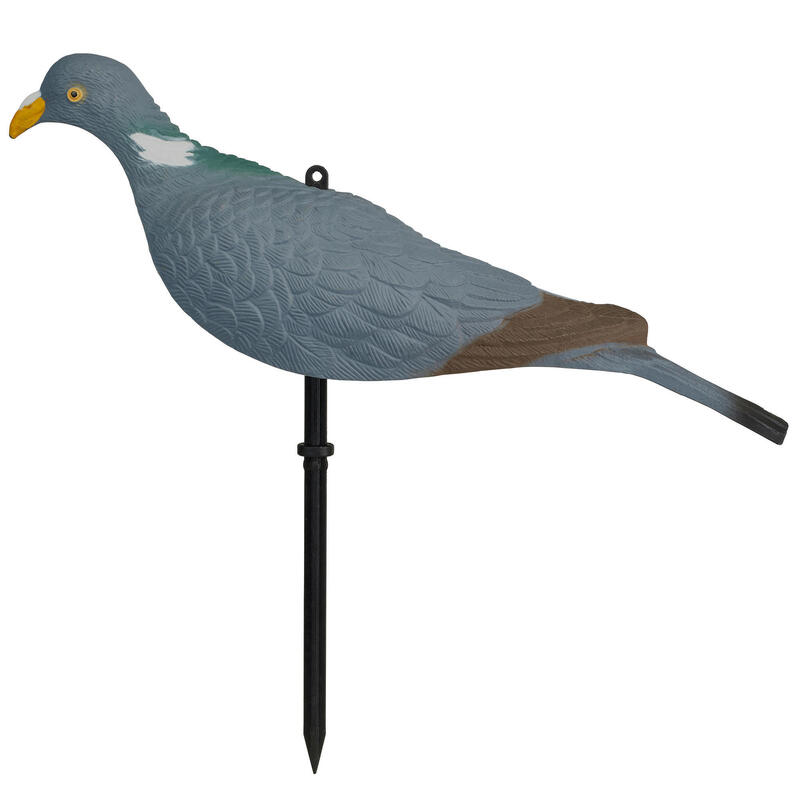 Lockvogel Taube 3D mit Spiess 
