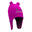 Bonnet bébé de ski / luge WARM rose et violet