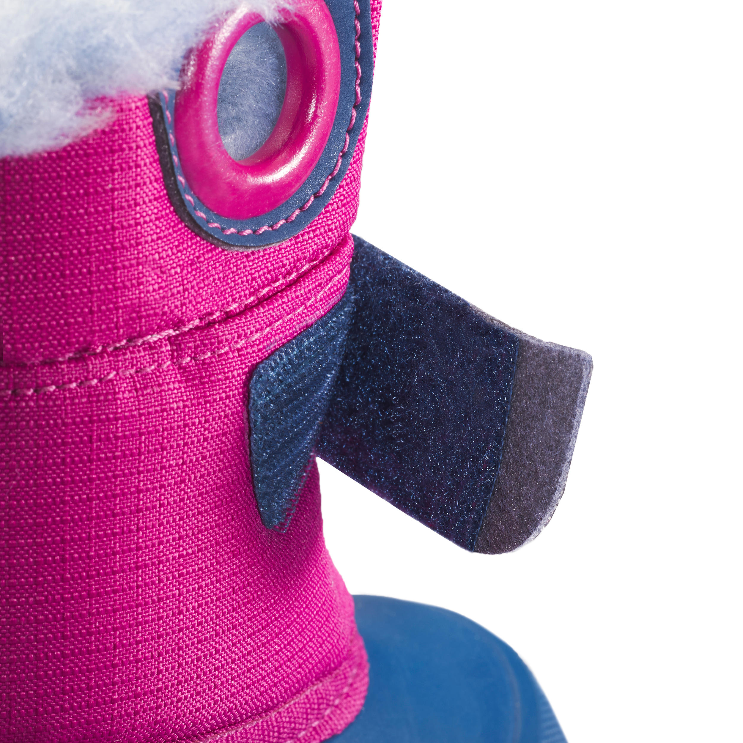 Baby snow boots, baby après-ski boots - XWARM blue and purple 4/8