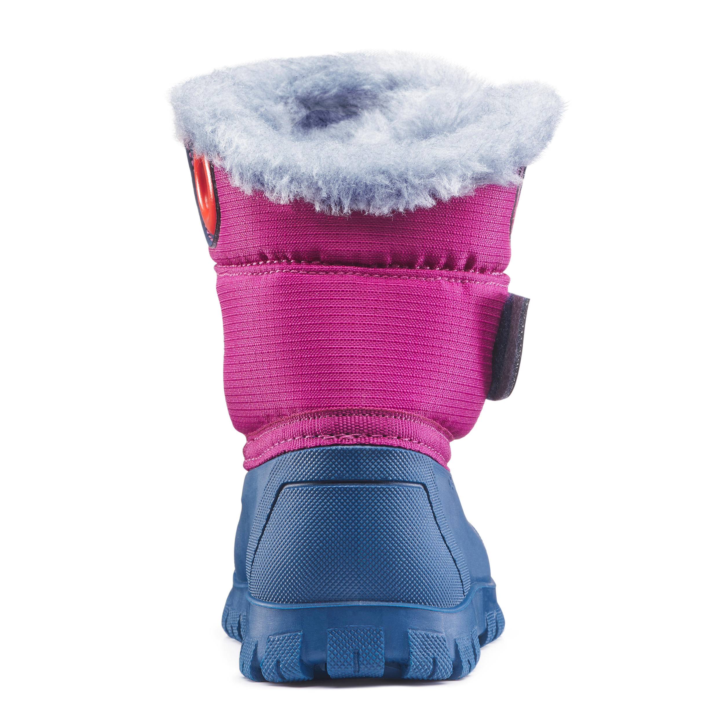 Baby snow boots, baby après-ski boots - XWARM blue and purple 3/8