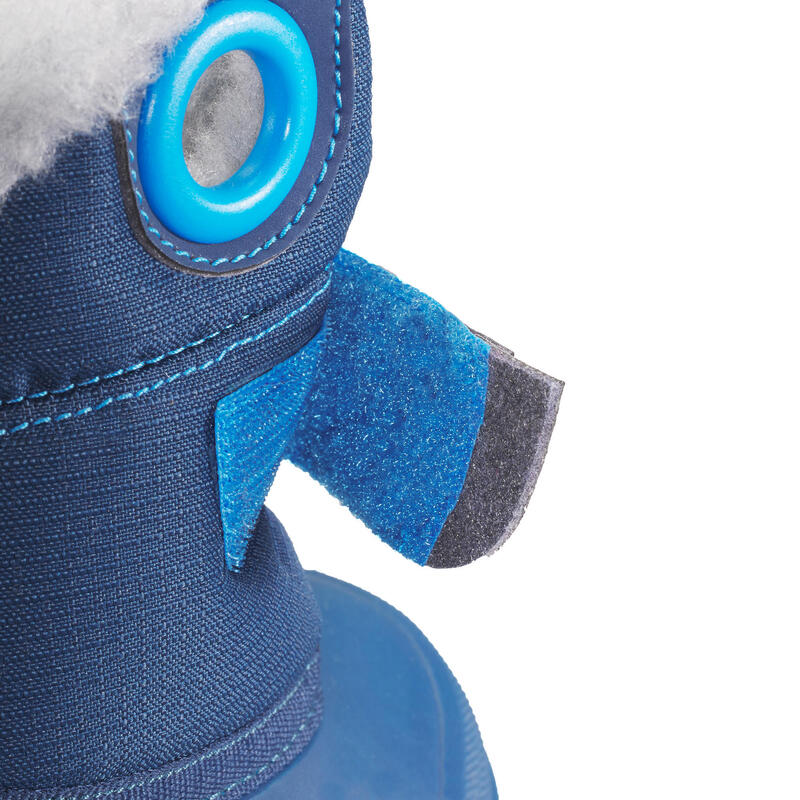 Botas de Neve para bebé, Pós-ski X-Warm Azul