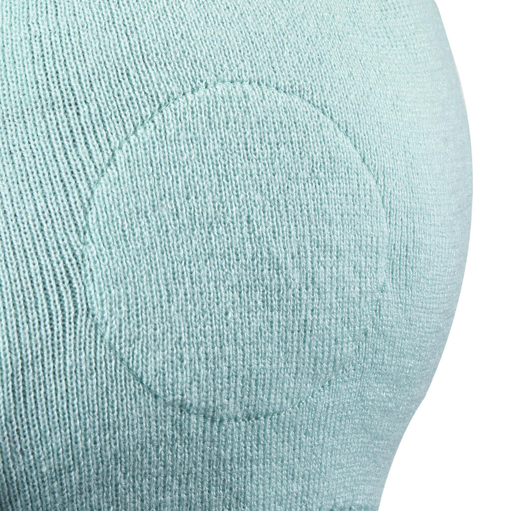 Babies' Ski/Sledge Balaclava - Warm Reverse Green Blue