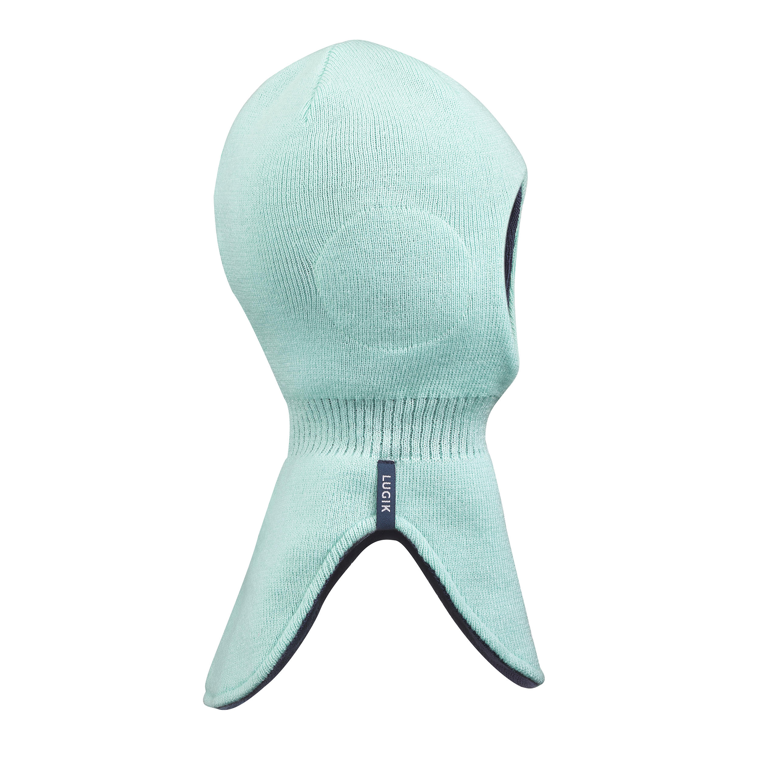 Kids’ Ski/Sledding Reversible Balaclava - Blue/Green - WEDZE