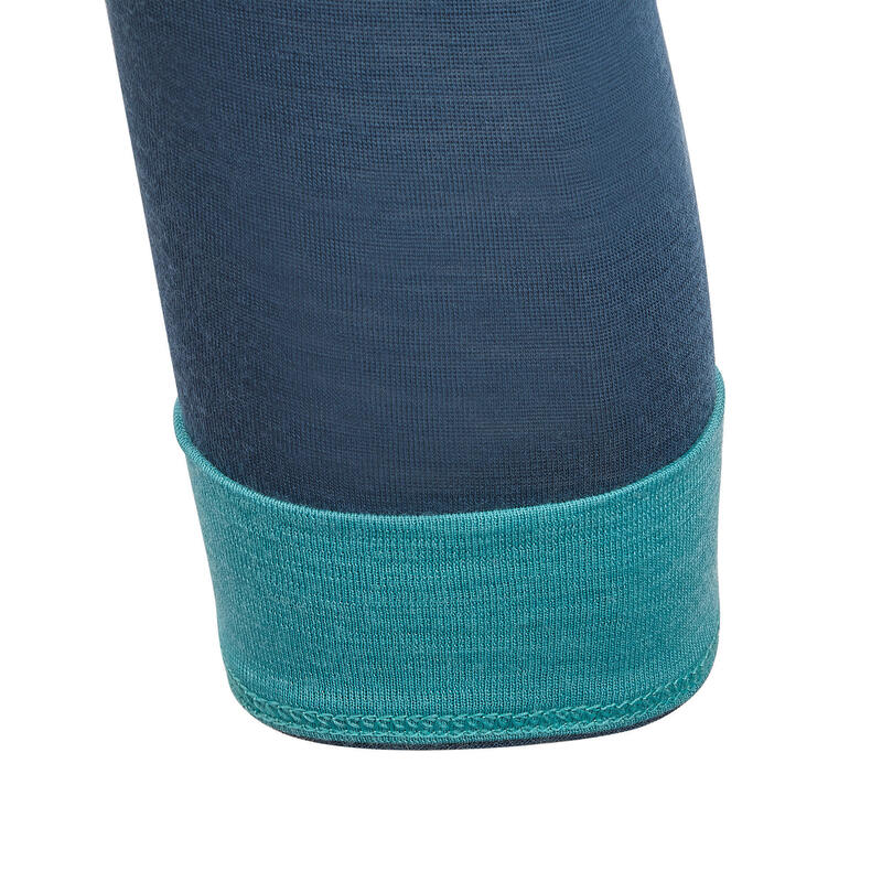 Thermobroek voor peuters merinowol MERIWARM turquoise