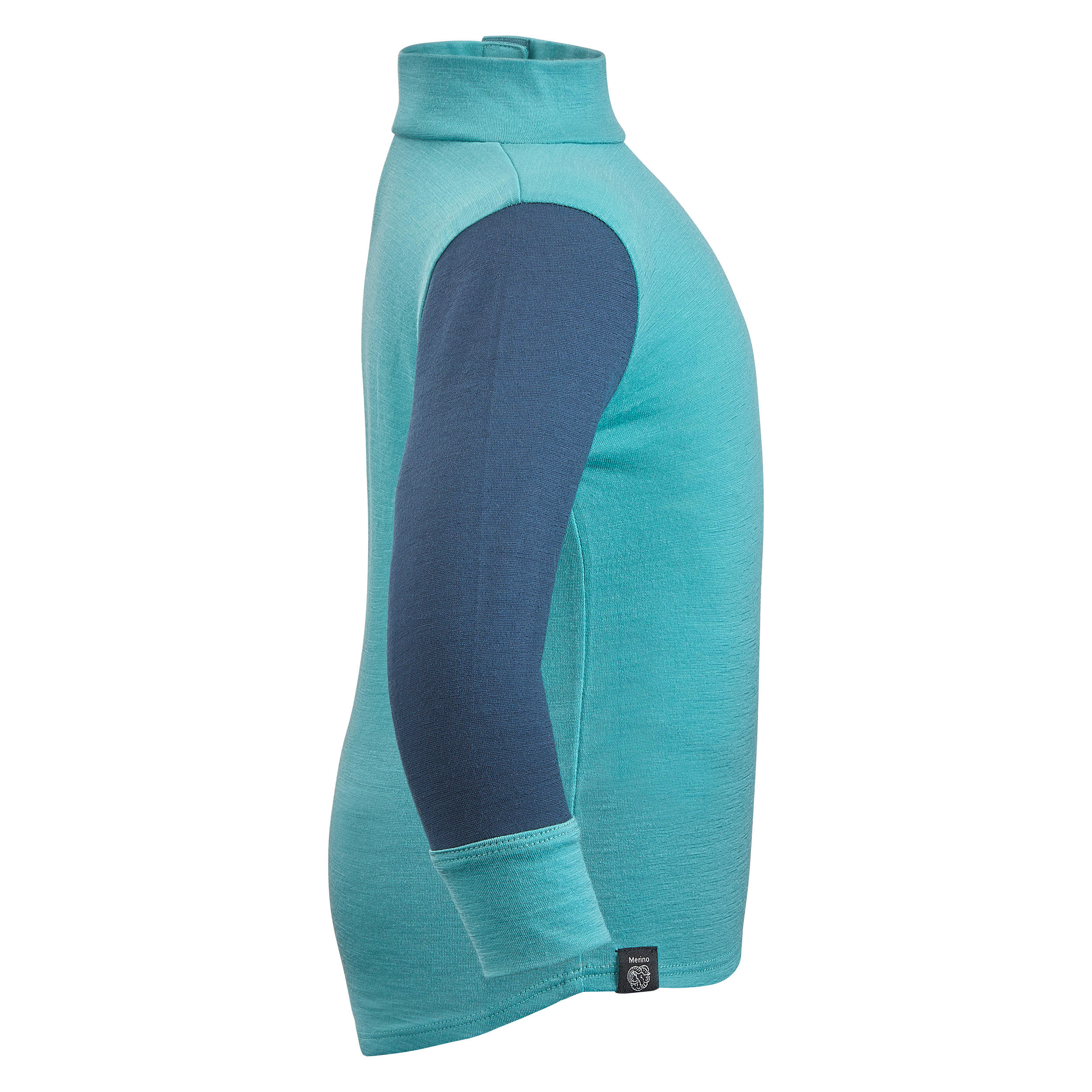 Kids Merino Wool Base Layer, Long Sleeve Top, Deep Blue – Woolino