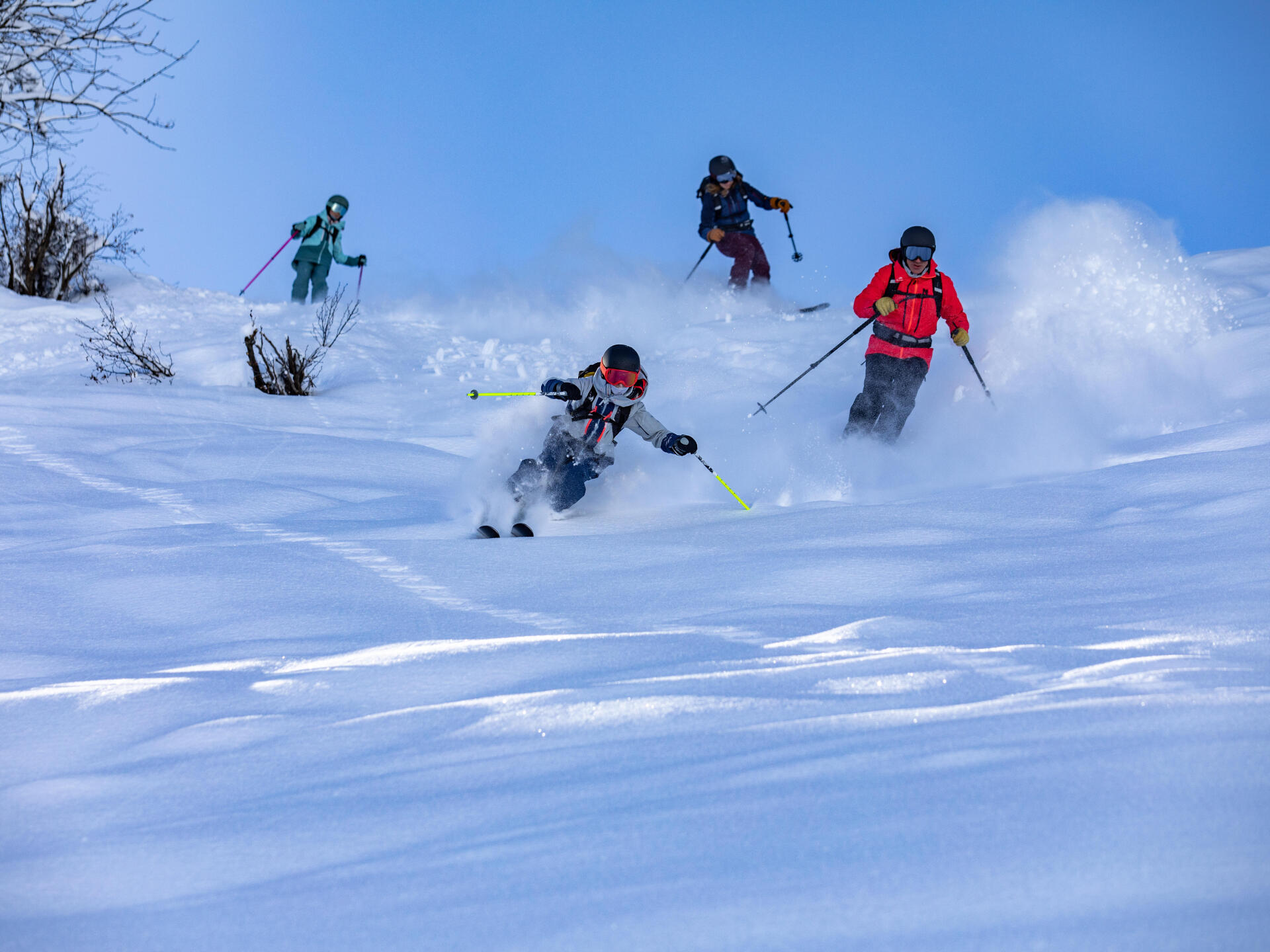 A Decathlon ski, snowboard and sledge brand WEDZE