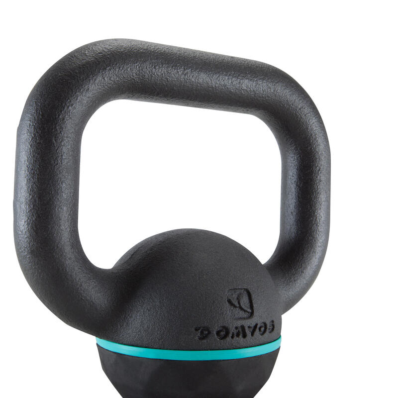 KETTLEBELL 4KG FONTE ET BASE CAOUTCHOUC