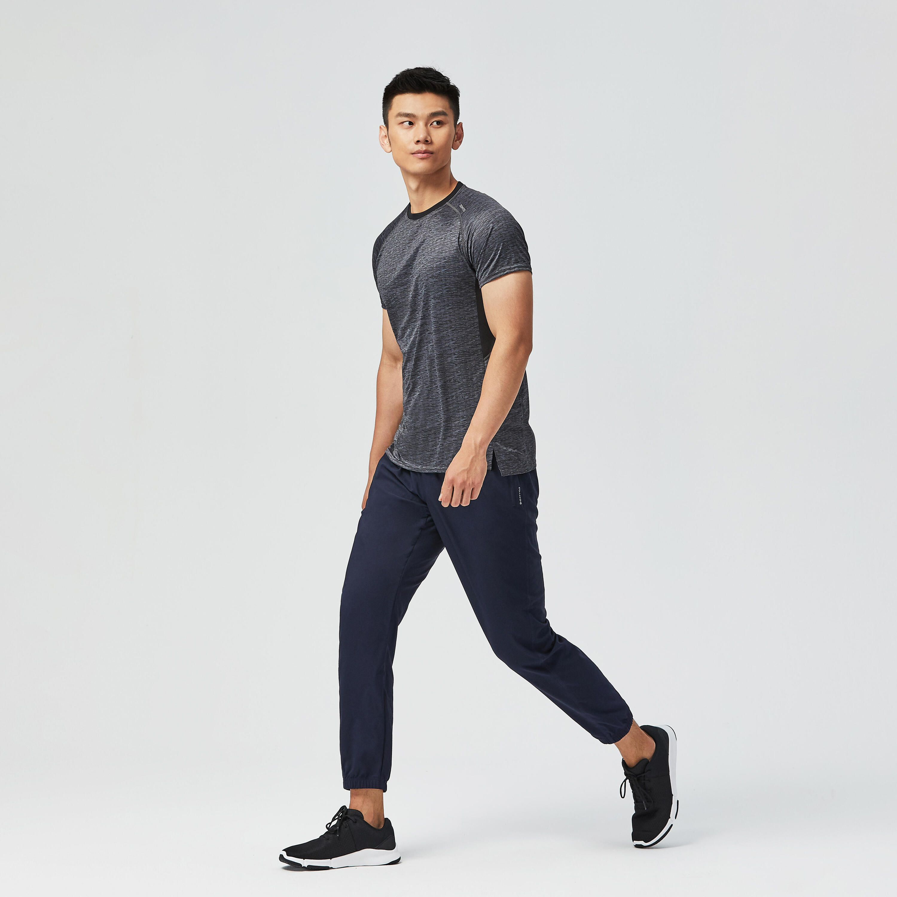 Cardio Fitness T-Shirt FTS 120 - Dark Blue Camo 4/7