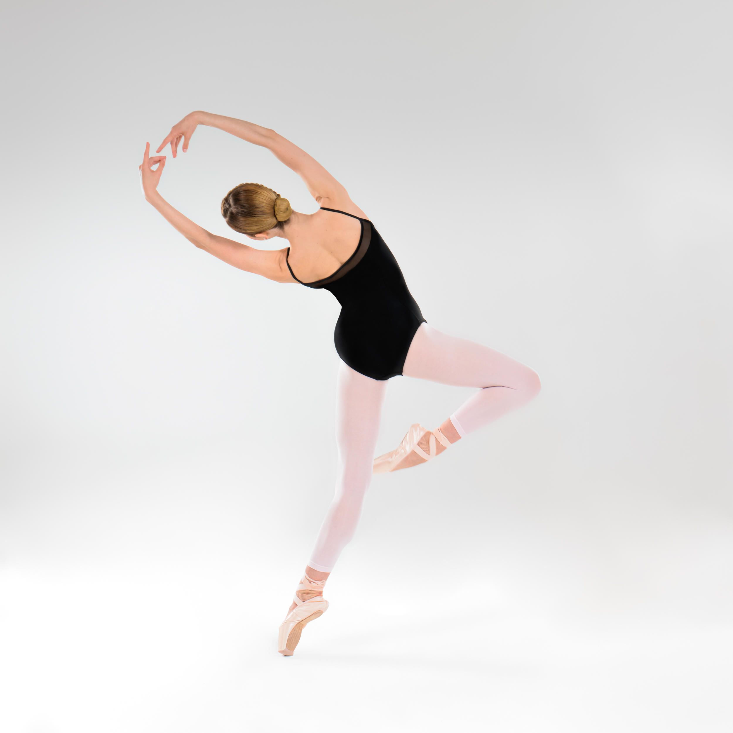 Collants sem Pé Dança Moderna e Ballet Menina Cor Rosa 9/10