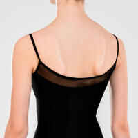 Girls' Ballet Camisole Leotard - Black