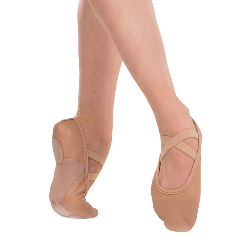 Mezze Punte Danza Classica Suola Spezzata Cuoio Color Carne 41 42 Domyos By Decathlon