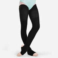 Women's Ballet and Modern Dance Long Leg Warmers - Black