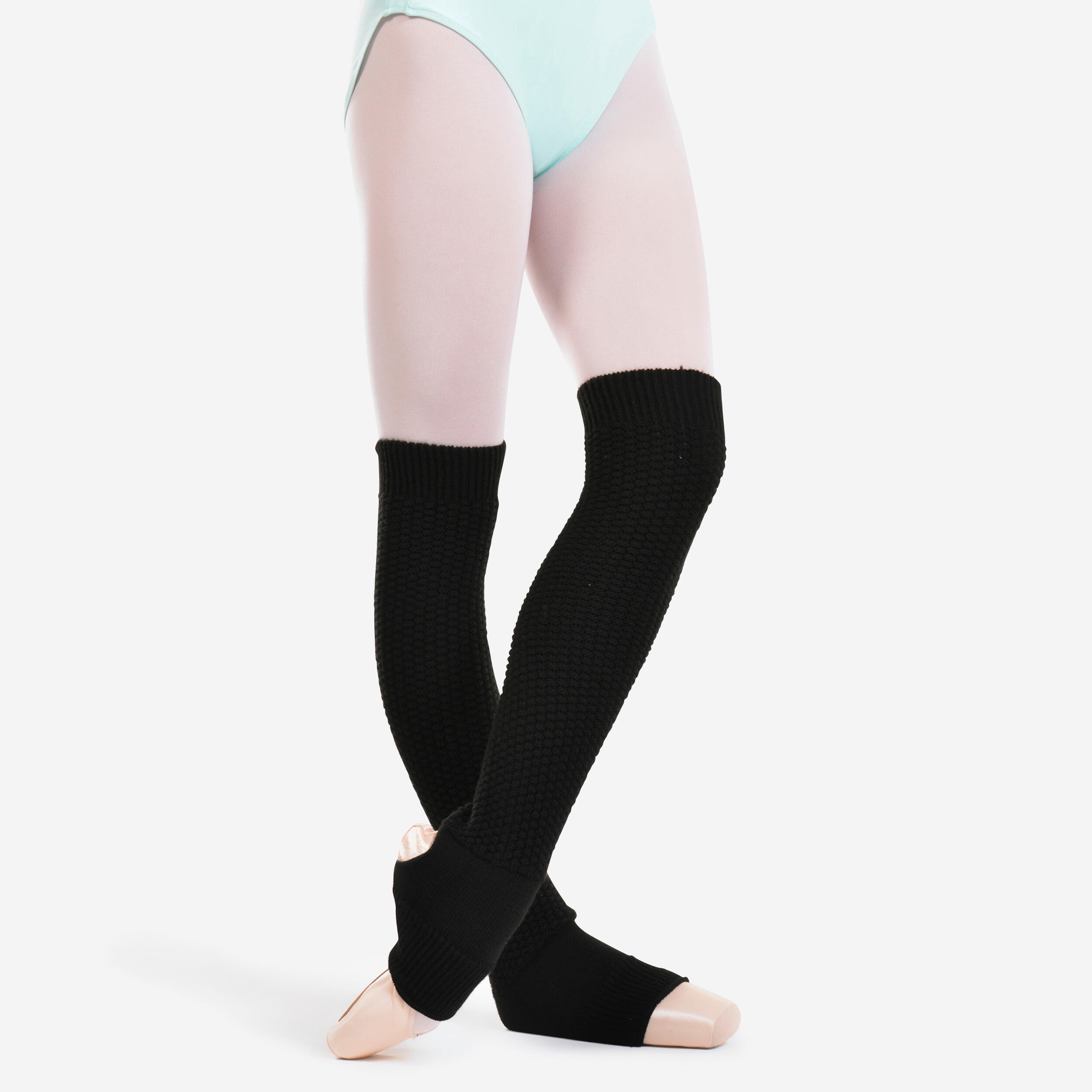 STAREVER Women's Stirrup Leg Warmers - Black