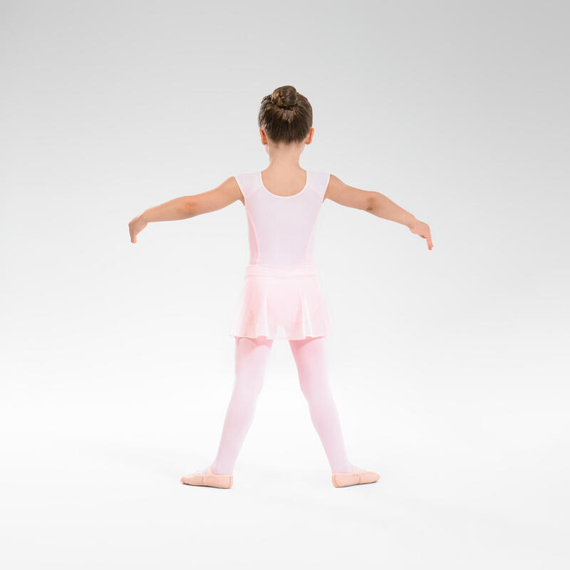 Tanzbody kurzarm Ballett Kinder rosa 