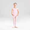 Meiteņu īsroku baleta triko, gaiši rozā