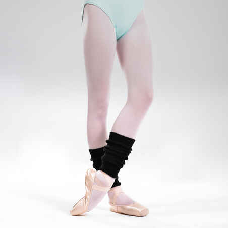 Girls' Ballet and Modern Dance Leg Warmers - Black