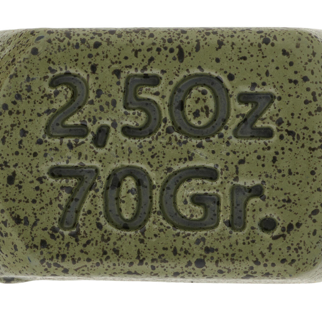 Carp Fishing Square Weights 70g (x2)