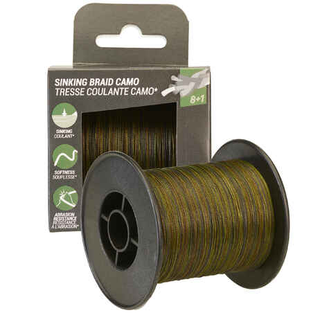 Carp fishing sinking braid 30/100 350 m