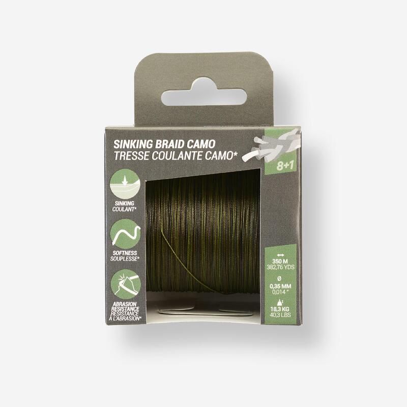 Trenzado Carpfishing Sumergible 35/100 350 m
