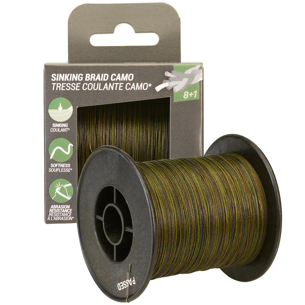 Carp fishing sinking braid 20/100 500 m