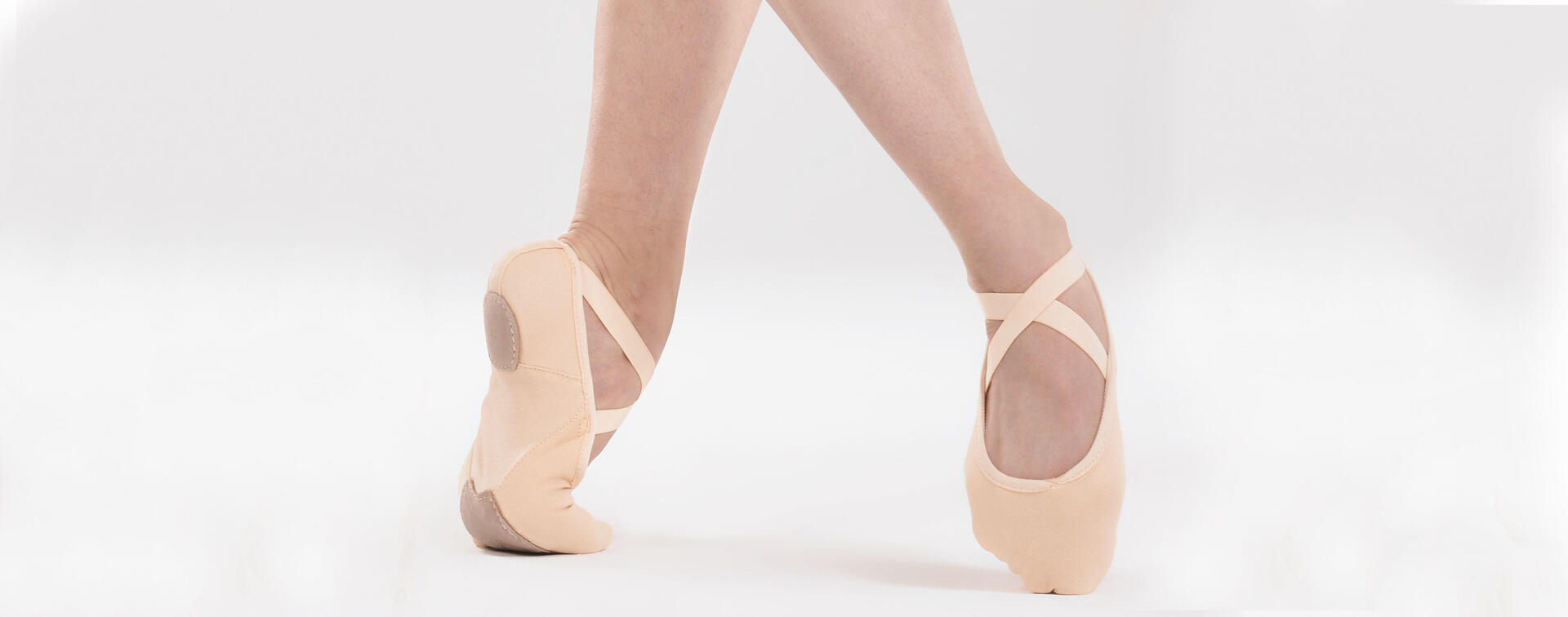 Demi-pointes bi-semelles, chausson danse classique