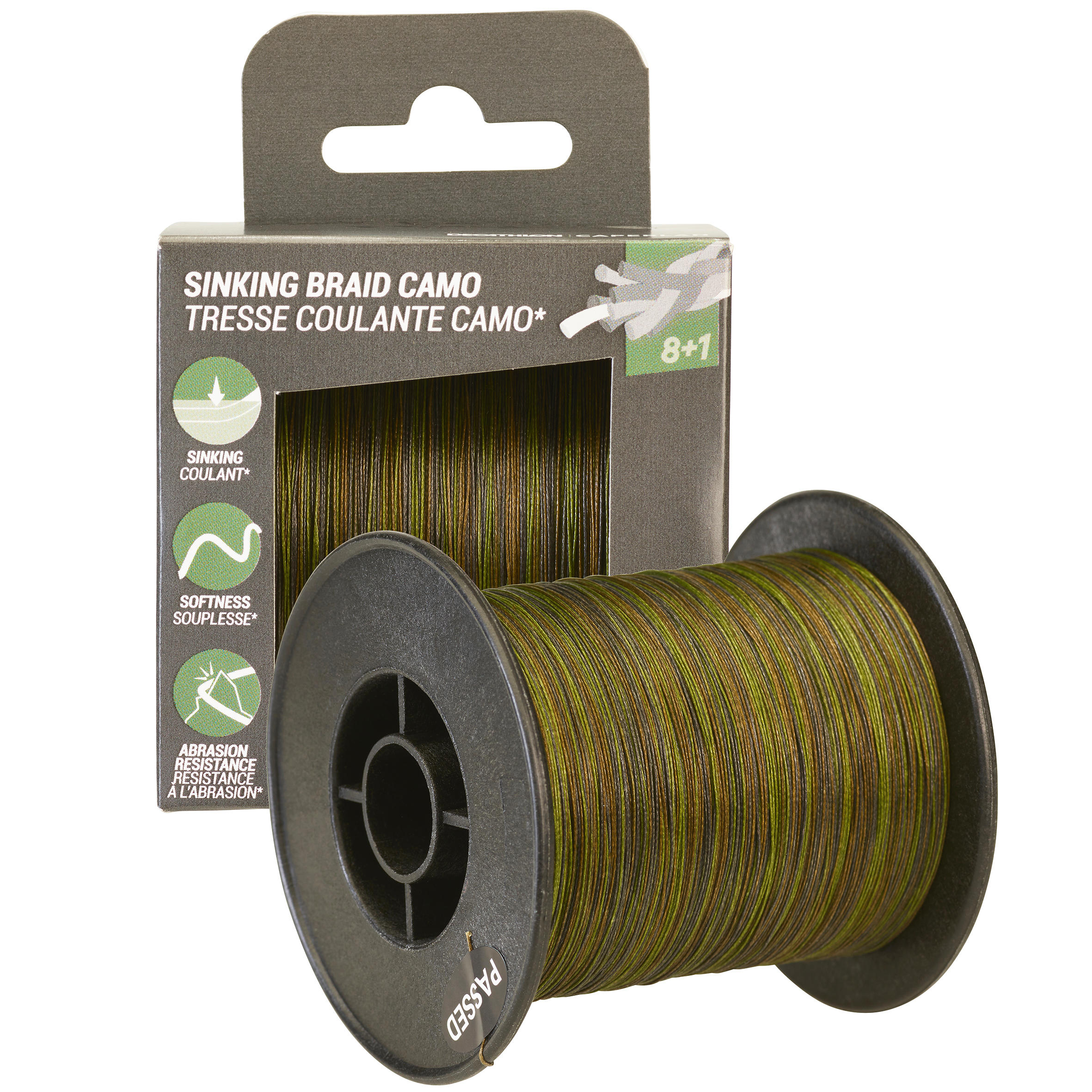 Carp Fishing Sinking Braid 30/100 350m - CAPERLAN