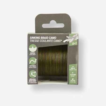 Carp fishing sinking braid 25/100 500 m