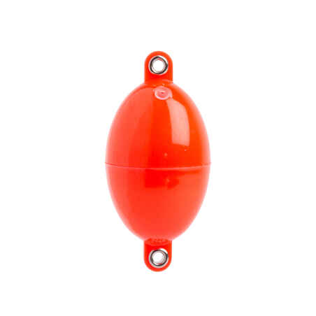 Oval Buldo N°5 red x3 sea fishing bubble float - Decathlon