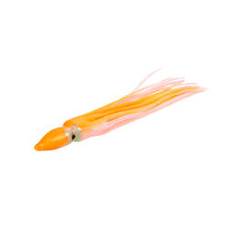 Leurre Octopus 11cm orange x5 pêche en mer